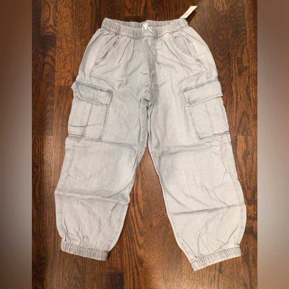 GAP - Kids Denim Parachute Cargo Pull-On Pants